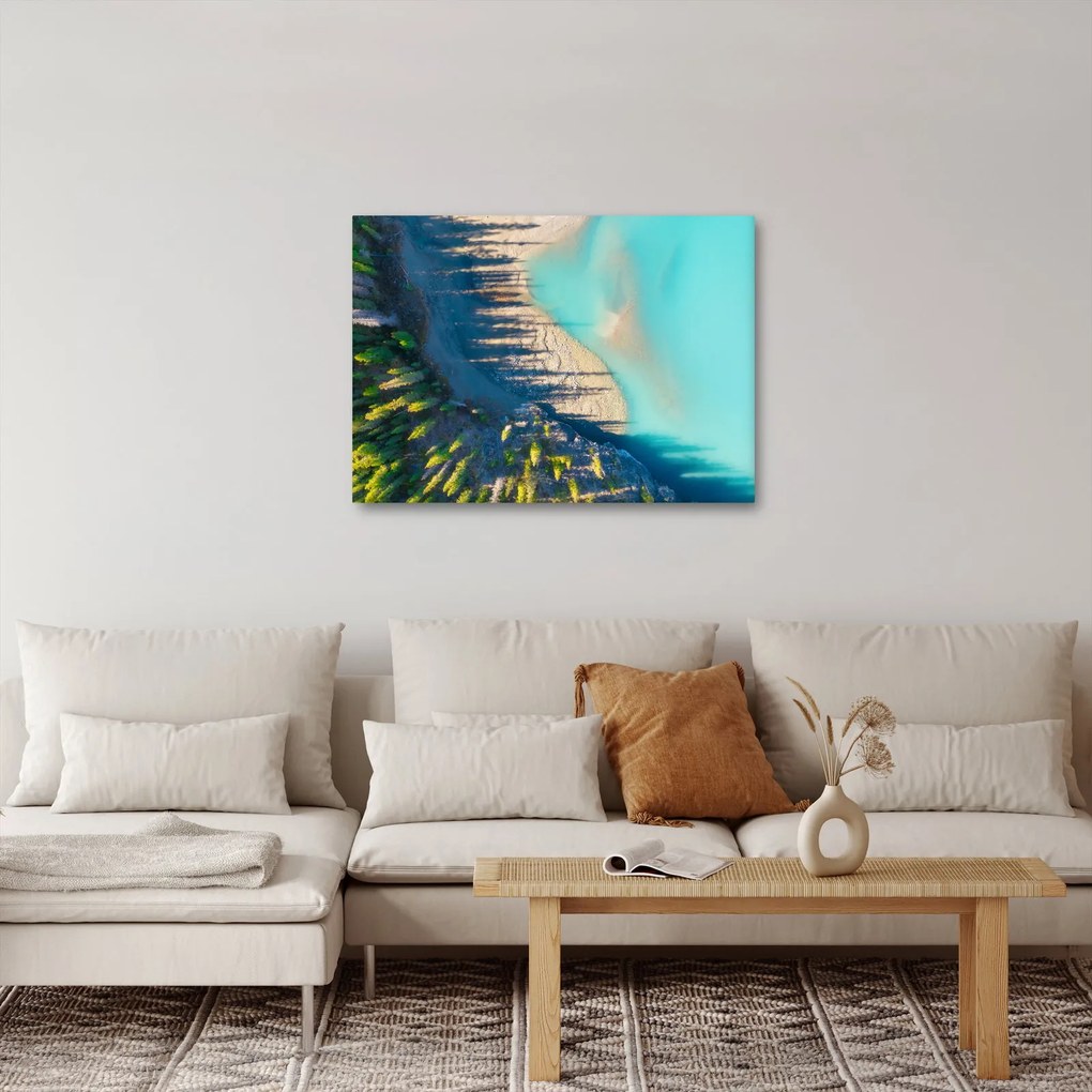Kép - Kilátás a tóra (70x50 cm)