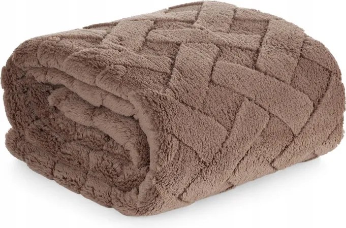 Plüss Takaró 150x200 puha bolyhos Halszálka pléd ágytakaró Caro