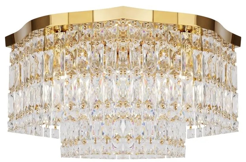 Maytoni DIA005CL-06G - Mennyezeti lámpa DUNE 6xE14/60W/230V arany