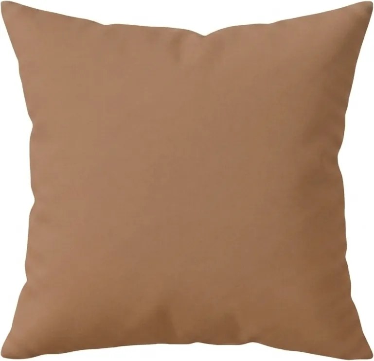 Mikroszálas párnahuzat MICROVELLE 45x45 cm, bézs-barna