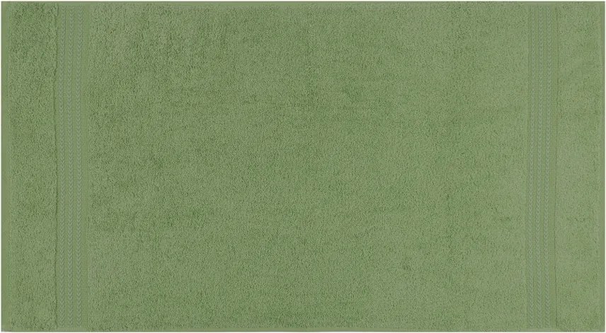 Rainbow pamut kéztörlő 30 × 50 cm, zöld