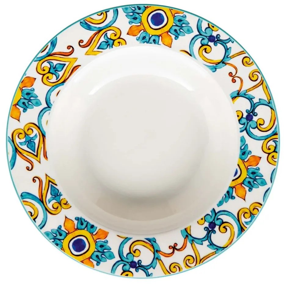 Porcelán tányér készlet 18 db-os Medicea – Brandani