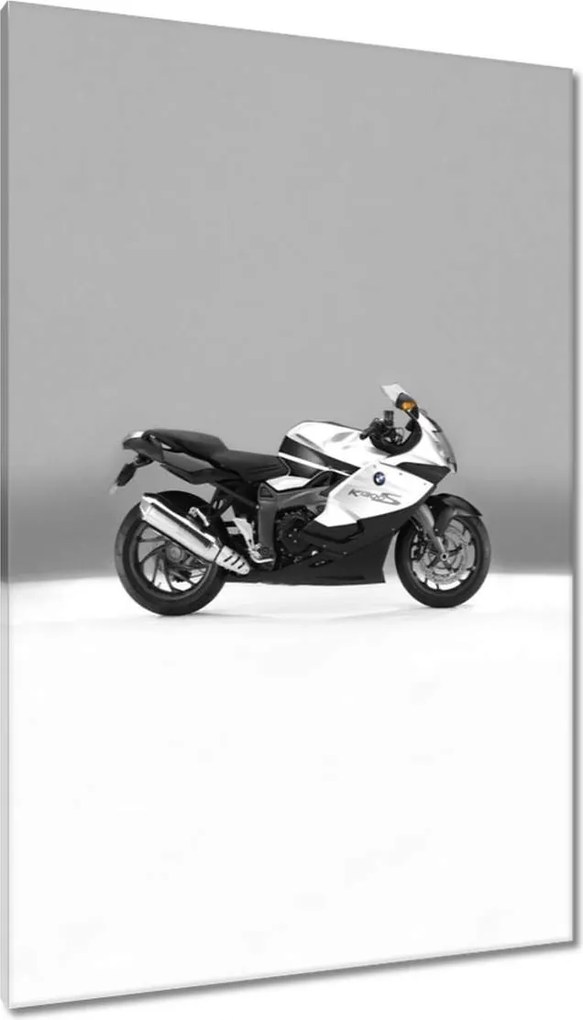 Vászonkép 80x120 Fehér versenyautó Bmw Motor