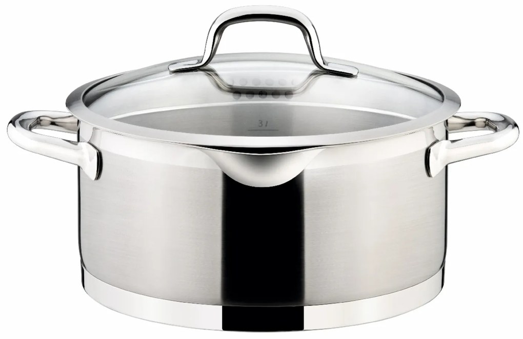 Tescoma lábas szűrőfedéllel President 24 cm, 5 l