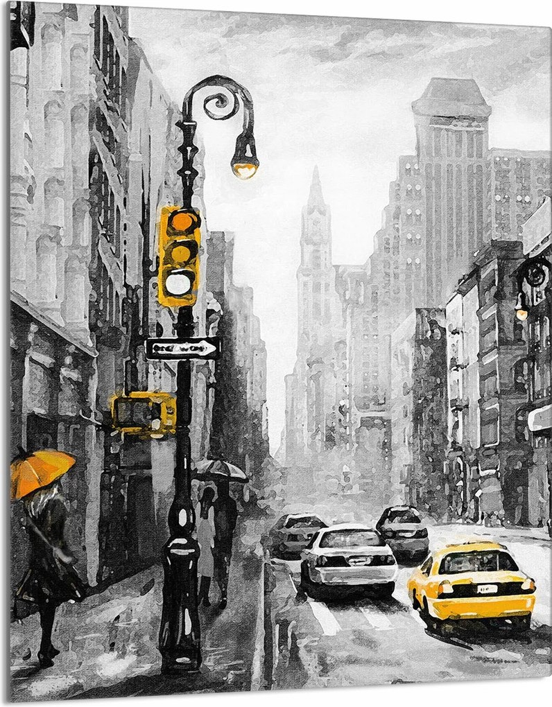 Üveg Vágódeszka 40x52 Város a Konyhában