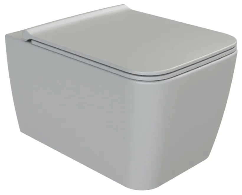 CeraStyle HERA fali WC - MATT SZÜRKE - rimless - perem nélküli - rejtett szerelésű