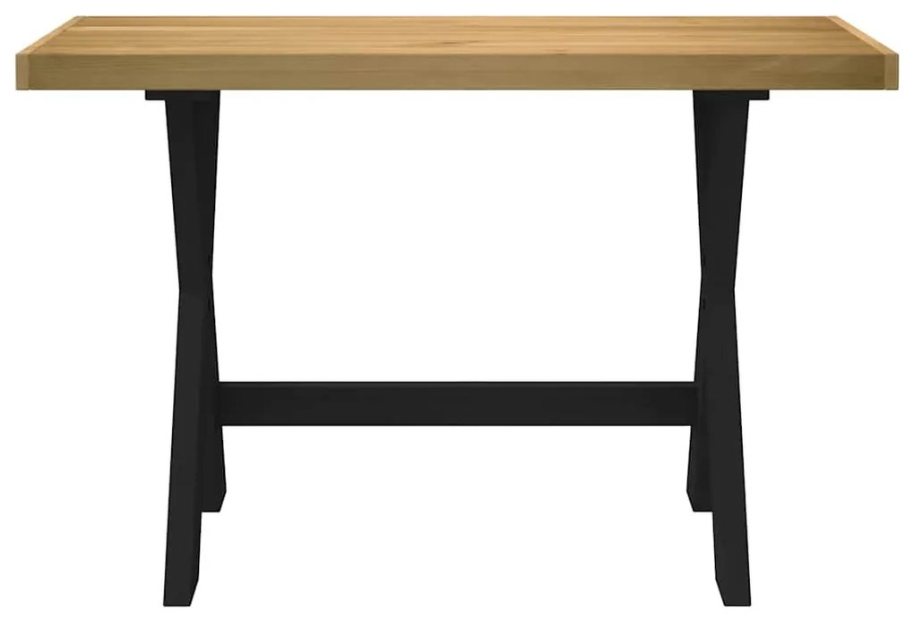 íróasztal NOAIN X alakú lábak 120x50x75 cm tömör fa fenyőfa