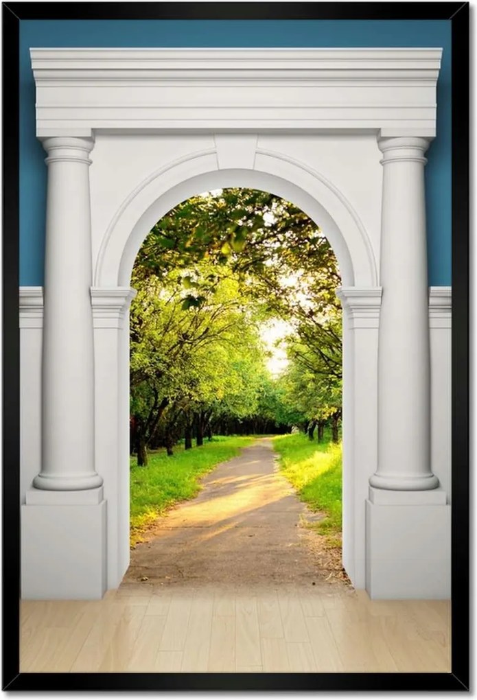 Poszterek keretben 40x60 Kapu a boldogsághoz