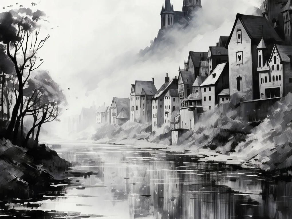 Poszter 40x30cm Ködös Reflex