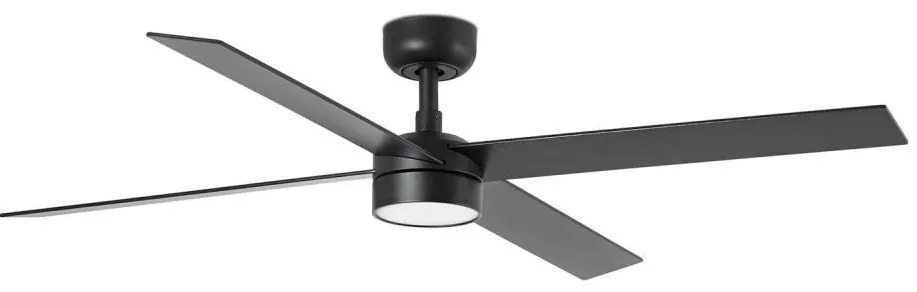 FARO 34356-1TW - LED Dimmelhető mennyezeti ventilátor RUDDER L LED/20W/230V fekete átm. 132 cm + távirányító