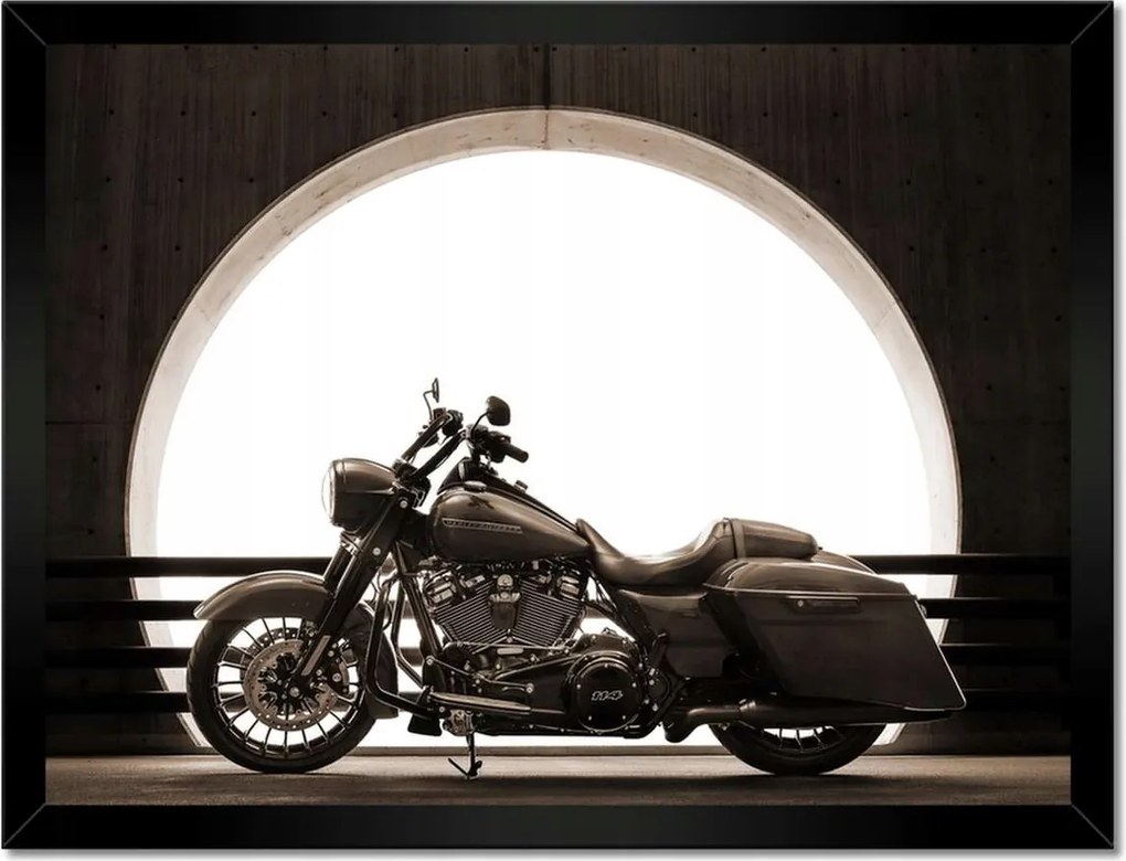 Poszterek keretben 40x30 Harley Davidson Motorkerékpár