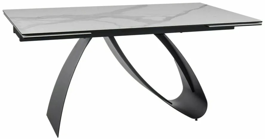 Diuna bővíthető kerámia étkezőasztal matt fehér 160-240 cm
