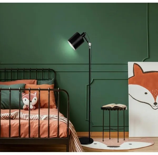 Állólámpa ZANA 1xE27/60W/230V fekete