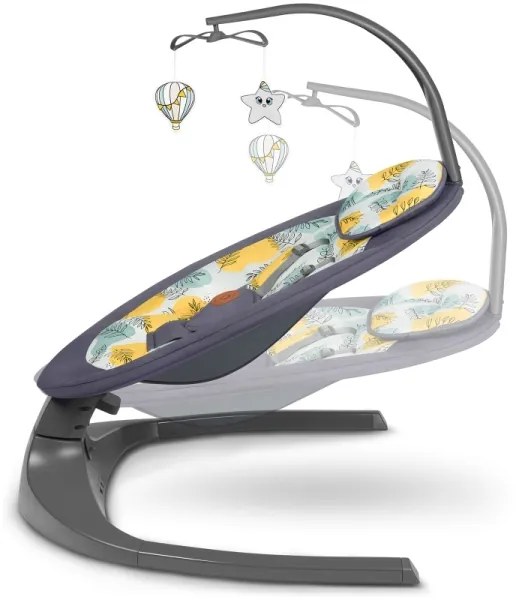 Lionelo - Babahinta dallal RALF 4xAA Grey Concrete + távirányító