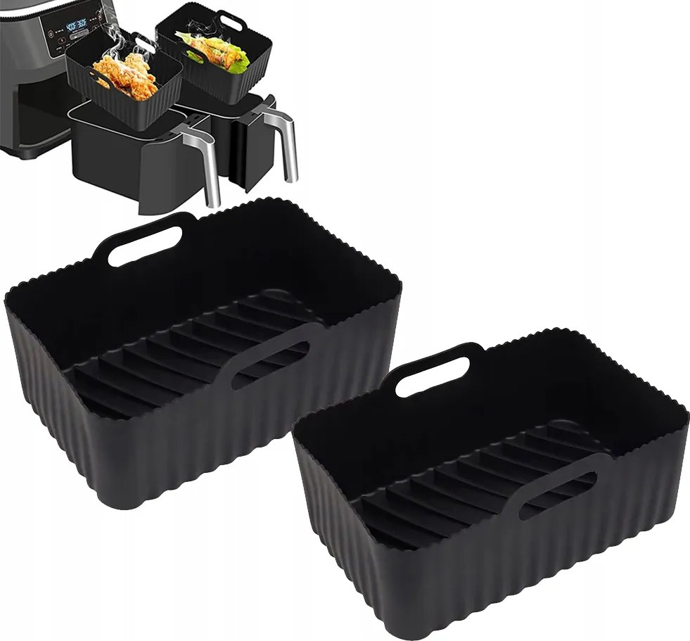 2 db Airfryer akcesoria Ninja Foodi Max Dual Zone Af400eu Af300eu 9,5l készülékhez