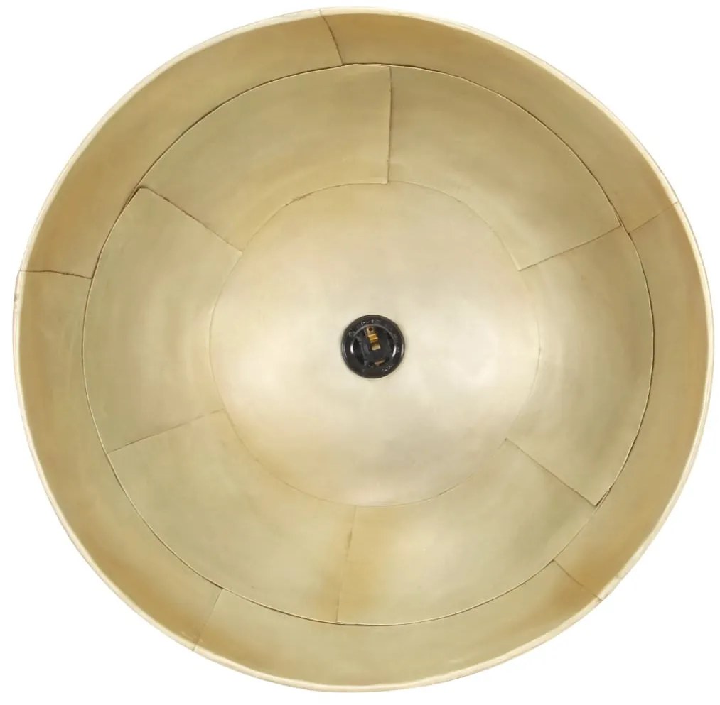 kerek sárgaréz ipari függőlámpa 25 W 41 cm E27