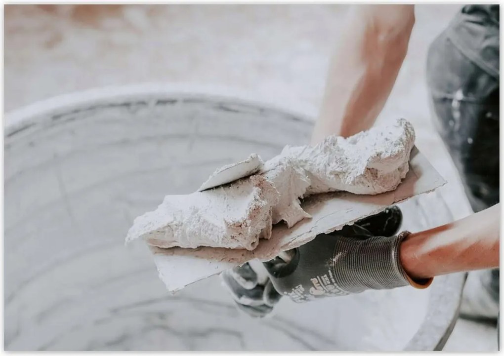 Poszterek 100x70 Friss vakolat felhordása