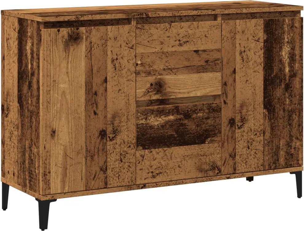 vidaXL antik fa színű szerelt fa tálalószekrény 102 x 35 x 70 cm
