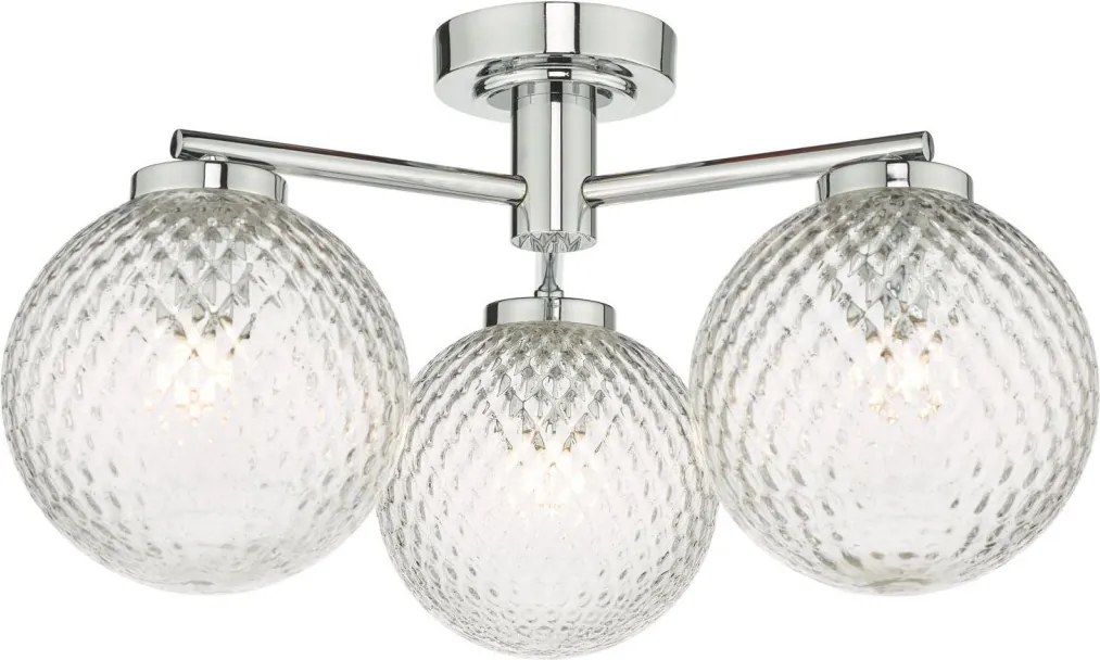 Dar Lighting WAYNE WAY5350 Plafonlámpa 3x3W/G9 IP44