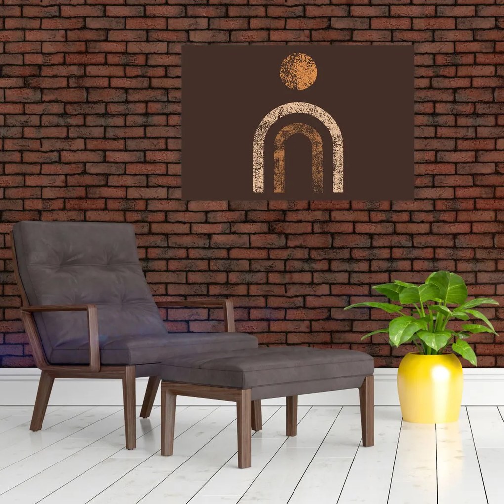 Kép - Narancssárga ívek N⁰1 (90x60 cm)