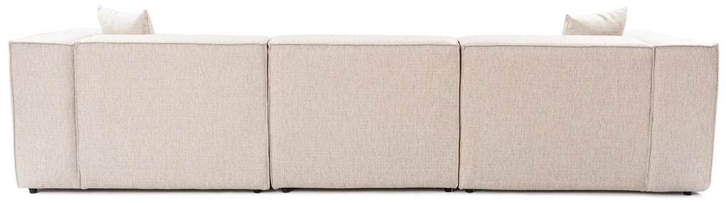 Sarokkanapé Lora (L1-O1-1R-POUFFE ) - Világos Barna