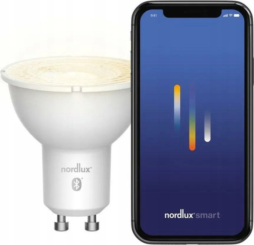Nordlux Smart GU10 okos Led izzó 2700K 380lm, szabályozható fényerővel, 4,7W