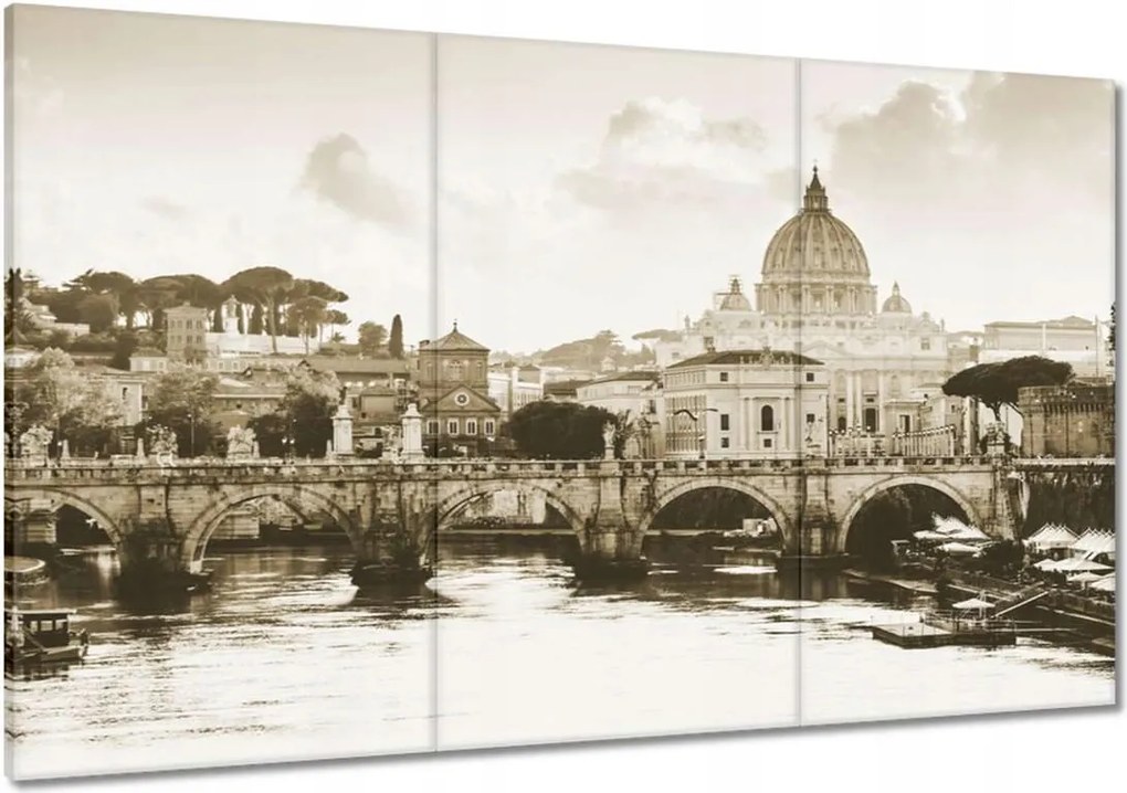 Festmények 120x80 Róma Vatikán panoráma