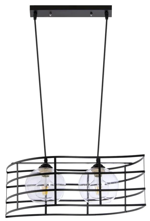 Csillár zsinóron 2xE27/60W/230V