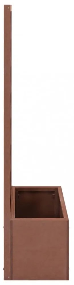 WPC rácsos ültetőláda 40 x 30 x 135 cm