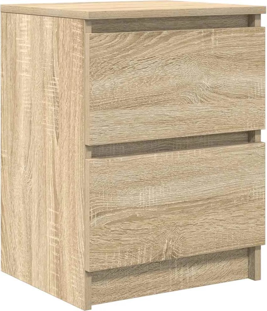 vidaXL sonoma tölgy színű szerelt fa TV-szekrény 40x35x54 cm