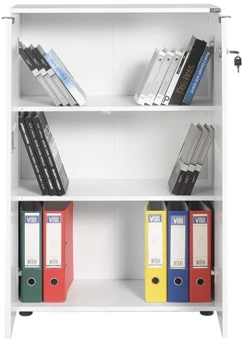 Szekrény 109x72 cm fehér