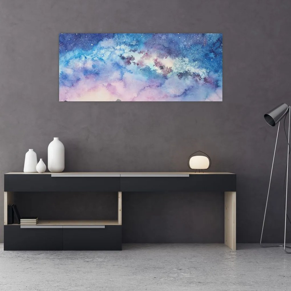 Kép - Milky Way, akvarell (120x50 cm)