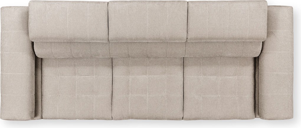 Tyrion háromszemélyes ágyazható kanapé - bézs zsenília Vibe 08