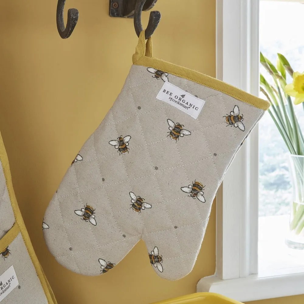 Konyharuha, kötény és edényfogó szett 5 db-os Bumble Bees – Cooksmart ®