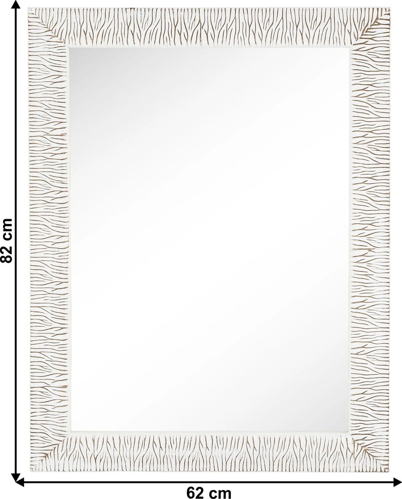 Tükör, fehér-arany, MALKIA TYP 14