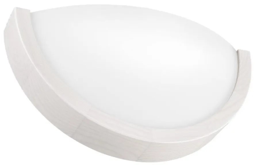 Fali lámpa NATURAL SLIM 1xE27/60W/230V fenyő/fehér