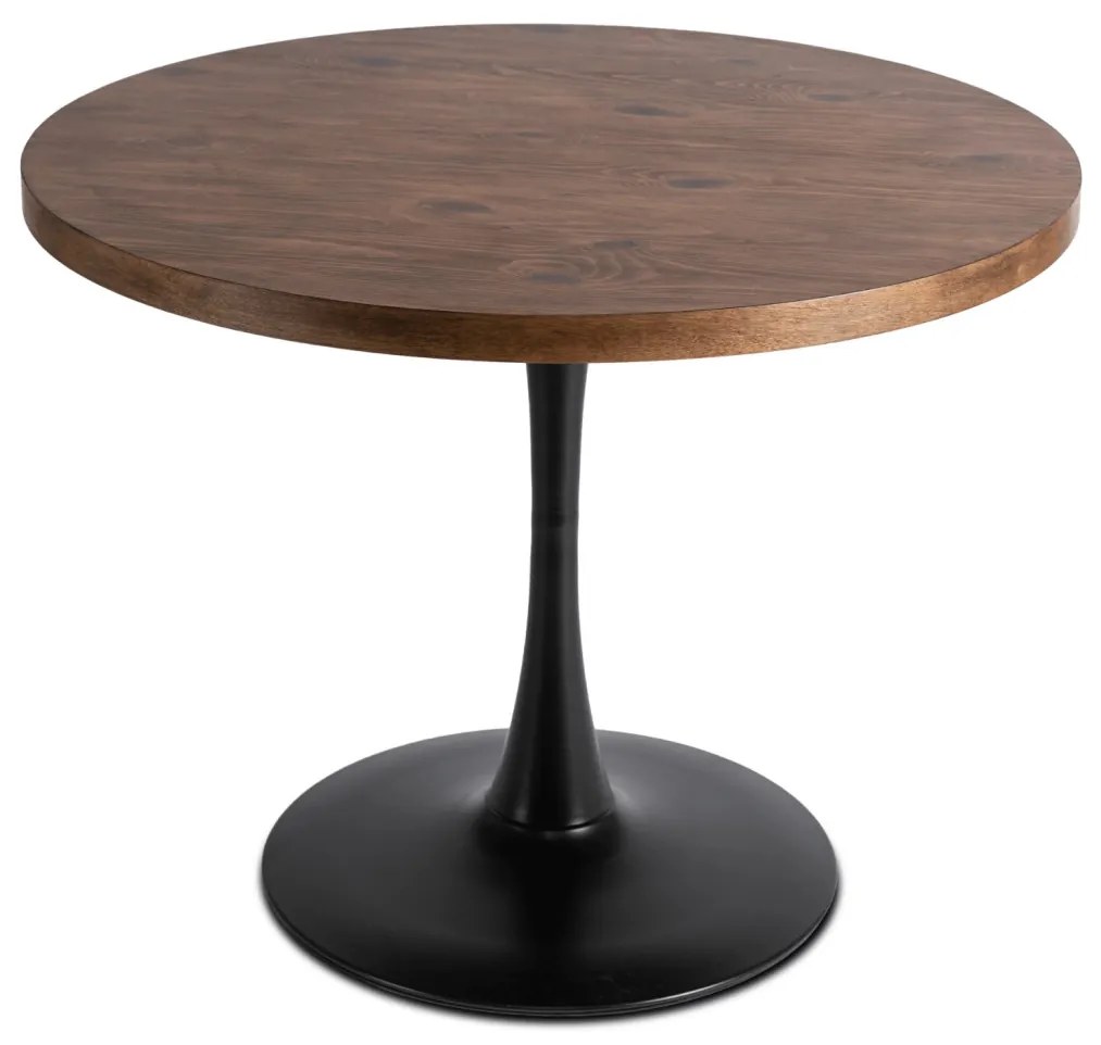 Stół LINO 100 cm Dąb Rustykalny/Czarny