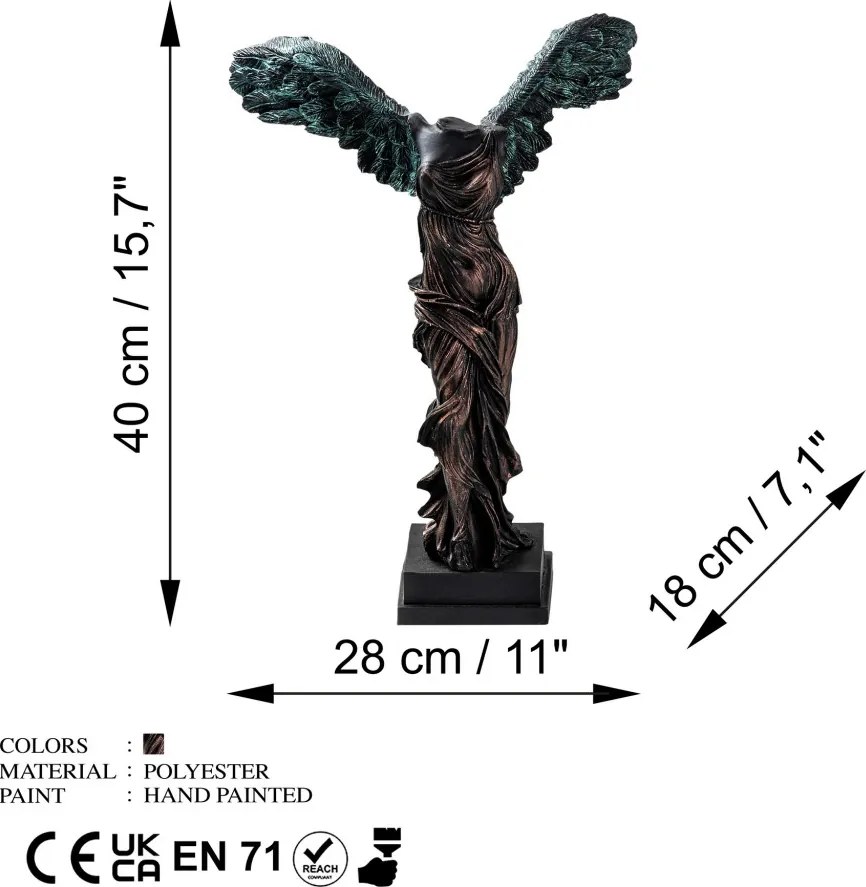 Dísztárgy, 30 cm – Yak-024-A