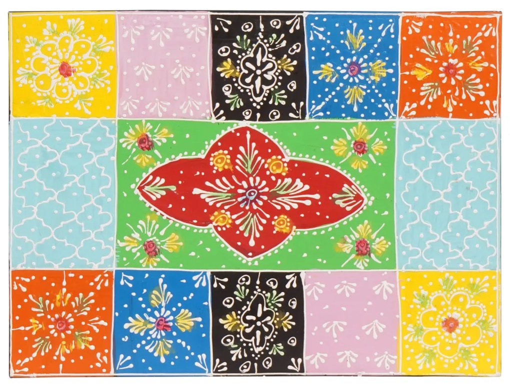 Éjjeli Szekrények 2 db 40x30x28 cm Szilárd Fa Mangó és Műléces Fa
