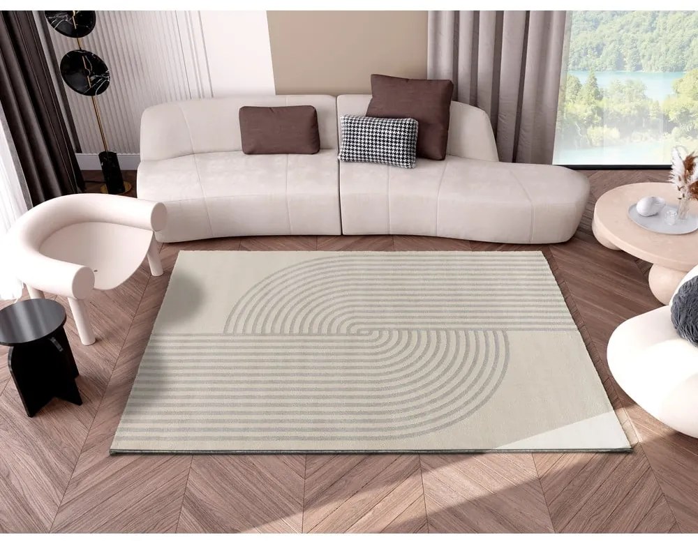 Szürke-krémszínű szőnyeg 120x180 cm Zen – Universal