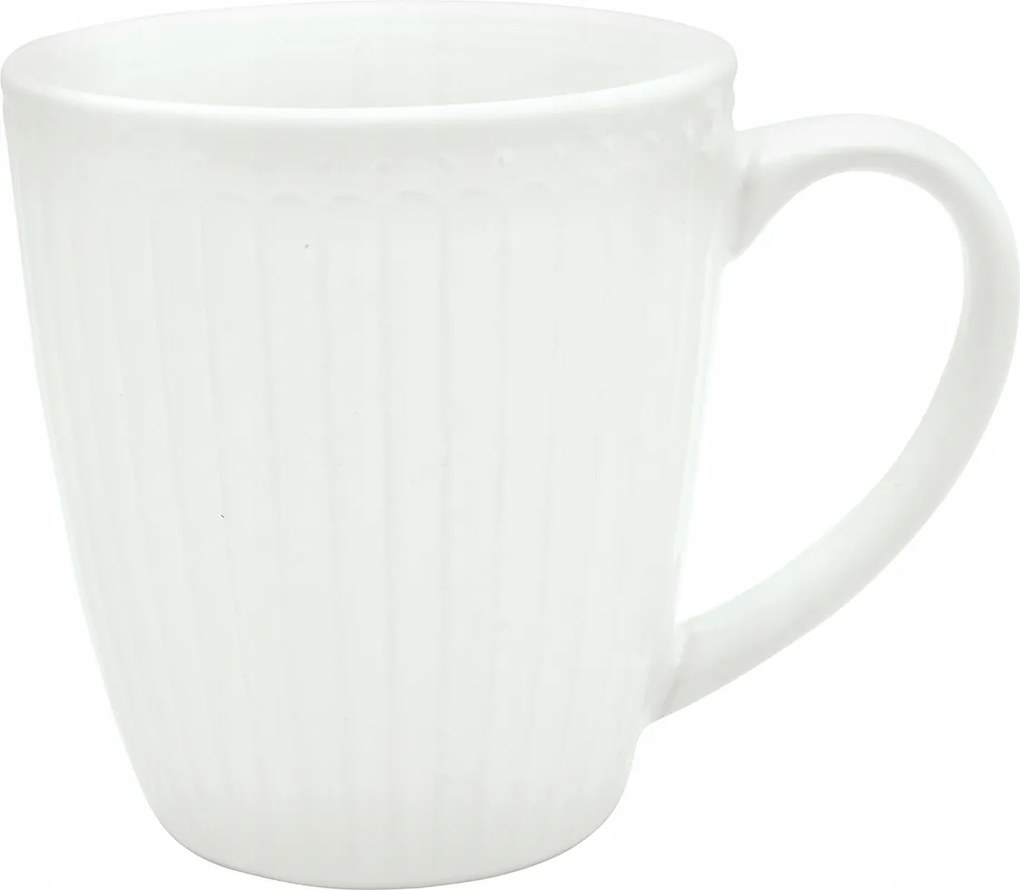 Porcelán Bögre Alice White Green Gate, 350 ml