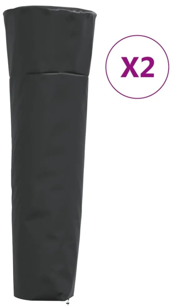 2 db 420D oxford-szövet piramis alakú fűtőhuzat 86x47x241 cm