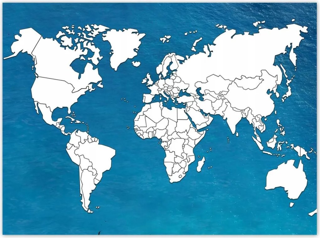 Poszterek 135x100 Világtérkép