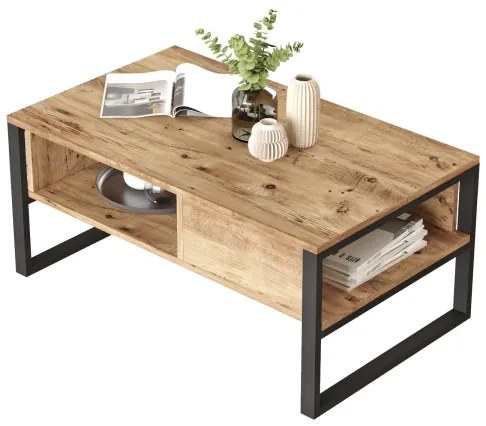 Kávésasztal 44,4x100 cm fenyő atlantic