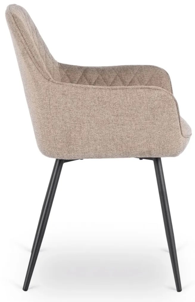 Elegáns Karosszék Bézs Színben.BRESSO 2