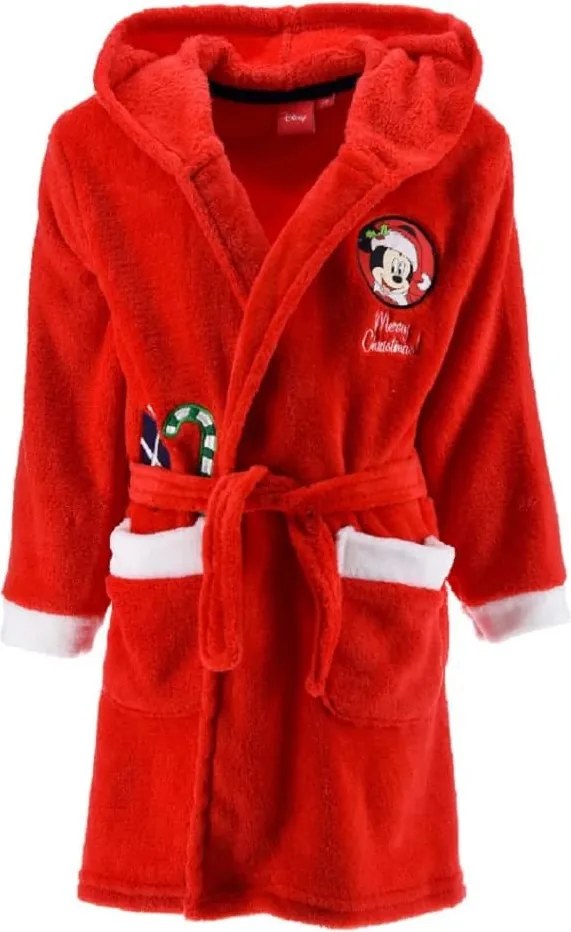 Disney Mickey Red Karácsonyi gyerek köntös 6 év / 116 cm