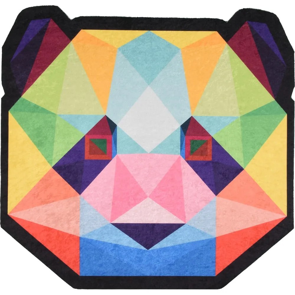 Mosható gyerek szőnyeg ø100 cm Rainbow Panda – Vitaus