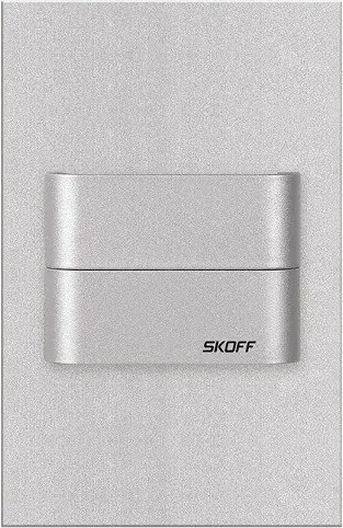 Skoff DUO TANGO SHORT MI-TDU-G-B-1-PL-00-01 Beépíthető lépcsőházi lámpa 1x1,6W/LED 12000K/BLUE IP20