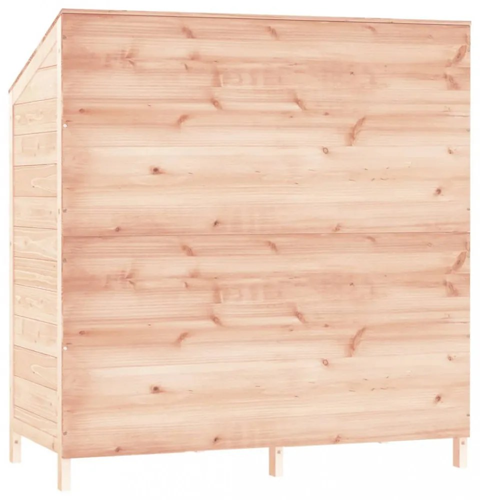 tömör fenyőfa kerti fészer 102 x 52 x 112 cm