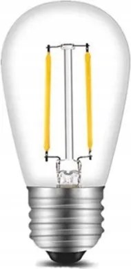 10x Led izzó S14 Led 2W 2800K Meleg Füzér